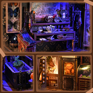 Puzzle en bois 3D personnalisé, écologique et luxueux sur le thème des monstres des profondeurs marines - Kit DIY pour un coin lecture miniature, décoration créative sur le thème <span class=keywords><strong>sous</strong></span>-<span class=keywords><strong>marin</strong></span> - Product Image 2