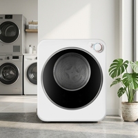 Nouvelle Machine de Séchage de Vêtements Électrique Automatique en Acier Inoxydable 2026 pour Usage Domestique, Économique, CE CB 2.5KG