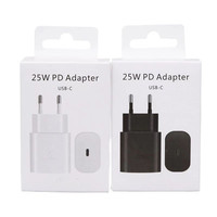 Chargeur mural USB C PD 25W en gros, charge rapide pour téléphone portable, adaptateur secteur TYPE C pour Samsung Galaxy S24 S25