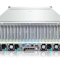 Server GPU Barebone TG658V3 4U Rackmount, Server AI Kepadatan Tinggi dengan Sistem 8 Kartu GPU untuk Pelatihan Model AI Generatif yang Beratapak
