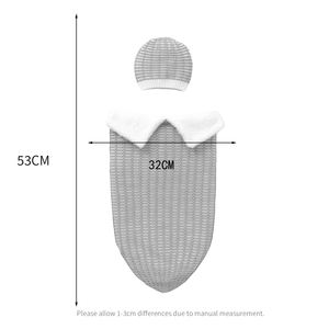 Kantong tidur bayi rajut kustom selimut bayi bedong bayi selimut bedong pembungkus tidur bayi baru lahir - Product Image 6