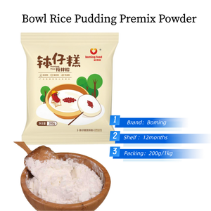Venta caliente Bomming Chewy Q Mezcla de pudín chino con ingredientes naturales Tazón instantáneo Pudín de arroz Polvo premezclado - Product Image 4