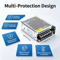 Fuente de Alimentación Conmutada OEM de Fábrica 100W 24V 4A, Adaptador de Corriente Industrial AC200-240V a DC24V para Luces LED y Equipos de Seguridad