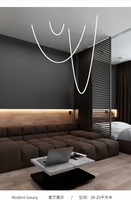 Lampe à néon à LED Bande lumineuse à LED Lampe de plafond à tube flexible à 360 degrés