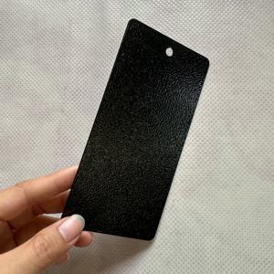 Revêtement <span class=keywords><strong>en</strong></span> poudre époxy <span class=keywords><strong>noir</strong></span> texturé à effet marteau, écologique et thermodurcissable - Product Image 2