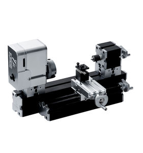 مخرطة صغيرة معدنية بالكامل 60 واط دورة في الدقيقة بدورة في الدقيقة مشغولات صناعة النجارة في الهواة - Product Image 2