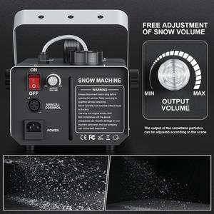 Machine à <span class=keywords><strong>Neige</strong></span> 1000W Intérieur Extérieur avec Télécommande sans Fil pour Fête de Noël, Mariage, Spectacle sur Scène - Product Image 5