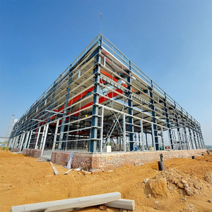 Nhà xưởng Khung thép bền nhà máy xây dựng kết cấu thép cách ly cơ sở cho khu vực động đất kho thép tùy chỉnh - Product Image 3