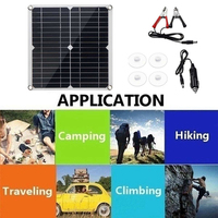 Panel surya pengisian luar ruangan sel surya monokristalin silikon fotovoltaik pengontrol panel surya kit grosir pabrik OEM