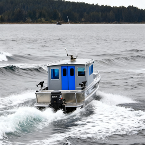 Barco de carga de cabina de aluminio Premium de <span class=keywords><strong>venta</strong></span> directa de fábrica, buque utilitario de 27 pies construido para trabajo marino pesado - Product Image 3