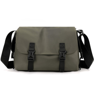 Custom Logo Unisex Oxford Cloth Messenger <b>Bag</b> Crossbody Shoulder Waterproof Summer Durable Lightweight with Cover Closure - Product Image 6
