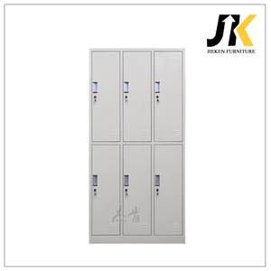 Armoire à six portes en acier au design moderne Casiers de rangement en métal pour le personnel de bureau Atelier École Gymnase Hôpital <span class=keywords><strong>Vestiaire</strong></span> - Product Image 5
