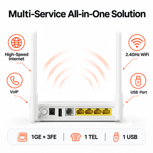 Terminal WIFI4 XPON HG8546M, wifi inalámbrico 2.4G EG8141A5 ONU con 1GE 3FE TEL USB 300Mbps - Product Image 4