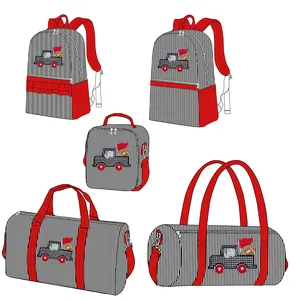 Im Angebot Leichte Reisegepäck-Organizer-Taschen 5-teilige Pack würfel Applique Travel Bag Set mit Lunch Bag