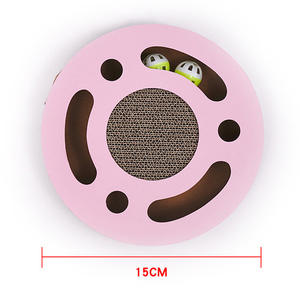 Ronde Kat Scrathcer Speelgoed Krabpalen Board Multi Functionele Grappig Speelgoed Indoor Katten Interactief Speelgoed - Product Image 4