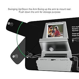 <span class=keywords><strong>Scanner</strong></span> de films <span class=keywords><strong>8</strong></span> mm pour convertir les anciens bobines de films <span class=keywords><strong>8</strong></span> mm et <span class=keywords><strong>Super</strong></span> <span class=keywords><strong>8</strong></span> en vidéos numériques, prend en charge les bobines jusqu'à 9 pouces et la résolution 1080P. - Product Image 3