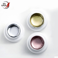 Vernis à ongles en gel UV métallique or 5g, argent, or rose, design 3D en forme d'araignée, sculpture, végan, non toxique pour les ongles professionnels