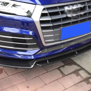 Fabrication en usine d'accessoires automobiles, becquet de pare-chocs avant en fibre de carbone noir pour Audi <span class=keywords><strong>Q5</strong></span> FY Sline 2019-2024 - Product Image 4