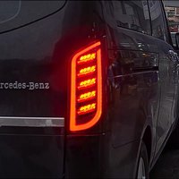 Luces Traseras LED para W447 Benz Vito V220 V250 V260 V-Class Metris 2016-2024, Luz Trasera con Intermitentes Secuenciales, Luz Antiniebla Trasera, Conexión Plug and Play
