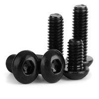 SUPER DUPLEX SS 2205 2507 A286 baja tahan karat elektroforesis hitam ceruk silang heksagon tombol Torx baut kepala