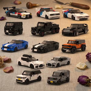 Ensembles de blocs de construction MOC Super Racing Car, voitures en briques DIY, modèles de véhicules <span class=keywords><strong>et</strong></span> jouets de construction, voitures miniatures, cadeau pour enfants - Product Image 1