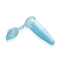 Tube de microcentrifugation en plastique de laboratoire à prix abordable, 1,5 ml, avec couvercle connecté