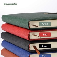Carnet en cuir PU rétro A5 personnalisé avec logo - Coffret cadeau promotionnel pour le bureau