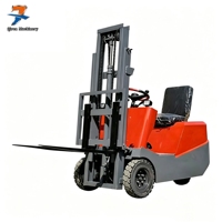 Chariot élévateur électrique léger QR QR avec batterie 48V/70Ah pour petits entrepôts, capable de pivoter à 360 degrés pour l'intérieur et l'extérieur