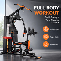 Équipement de musculation multifonctionnel pour la maison avec pile de poids pour un entraînement complet du corps