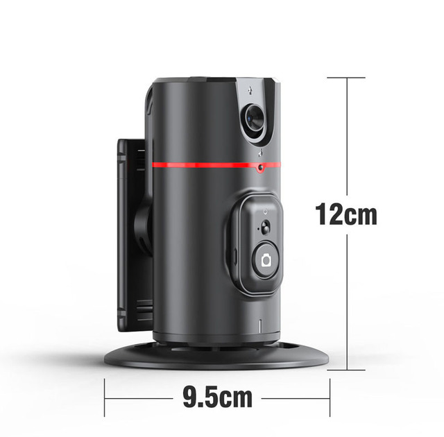 Face Tracking Camera Holder Desktop Tripod 360 Rotation Video Shooting Mobile Phone Stand