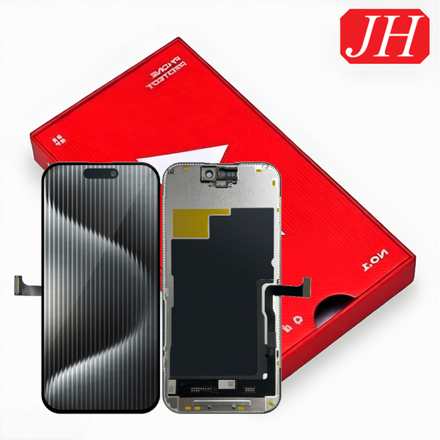 JH Wholesale OEM FHD LCD OLED Screen Assembly Replacement Display for ip 15 Pro Mobile Phone Repair Parts