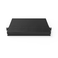 Panel Patch Fiber Optik Baja Canai Dingin JFOPT 1U 96-Core High Density OS2 G657A1 19 Inch Rack Mount 4x Kaset LC/MPO Data