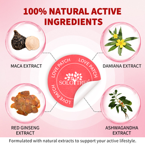 Solotree Hỗ trợ cân bằng hormone lưu thông máu khỏe mạnh phụ nữ tăng cường ham muốn tình yêu bản vá lỗi transdermal - Product Image 4