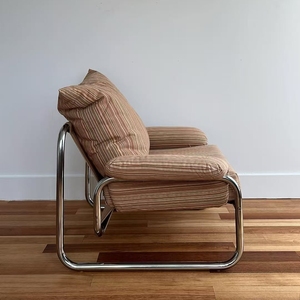 Fauteuil Lounge Designer John <span class=keywords><strong>Bertil</strong></span> Hagstrom Style Rétro Classique Petit Fauteuil de Loisirs Hôtel Appartement Villas Salon Canapé - Product Image 4