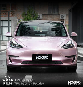 Vinilo para Rotulación de Automóviles MOKPRO, Vinilo de Cambio de Color para Todo el Vehículo, TPU Rosa Pasión, Rollo de Vinilo para Envolver Automóviles - Product Image 4