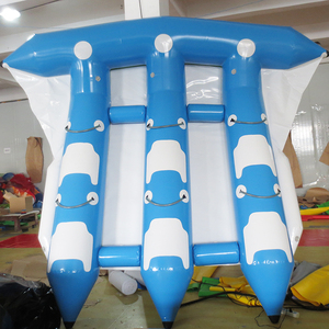 Venta Directa del Fabricante de Peces Voladores Inflables para Agua: Bote Banana Acuático Remolcable por Moto Acuática, Giroscopio Patito Amarillo - Product Image 2