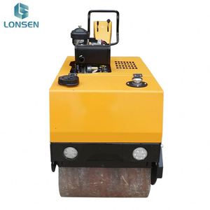 Handheld <b>Small</b> Double Drum Vibratory Hydraulic Drive Diesel Earth Road Roller with Changfa Engine and High Efficiency - Product Image 5
