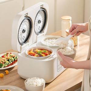 Olla Arrocera Midea con Doble Recipiente Interior, 380X235X215 mm, Blanca, Cocción Rápida, Multifuncional, para 2-4 Personas, con Función de Reserva - Product Image 3