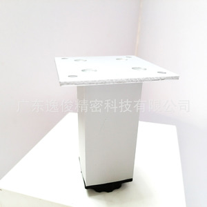 <b>Adjustable</b> <b>Square</b> Aluminum Furniture Legs With Pads For Sofa And Cupboard Minimalist Design Easy Installation - Product Image 1