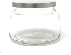 10 oz Apothecary Candle Jars with Silver Lids 12 Pack