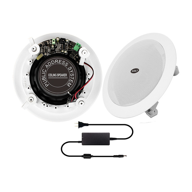 XIDLY - Factory Price 2 Way Coaxial bluetooth Active Ceiling Speaker for Wireless Music Streaming