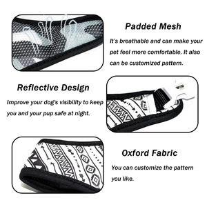 Venta al por mayor patrón de impresión de diseño personalizado para mascotas <span class=keywords><strong>Collar</strong></span> de perro y correa Set de <span class=keywords><strong>2</strong></span> en 1 Reversible arnés - Product Image 3
