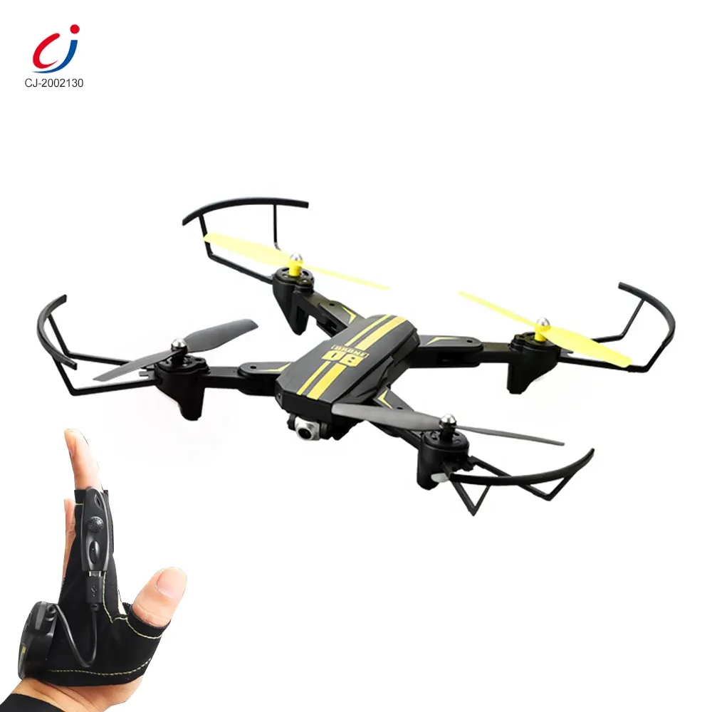 Chengji drone de brinquedo dobrável multifuncional 2.4g, drone de brinquedo com controle de gestos de rádio, avião quadcopter de indução
