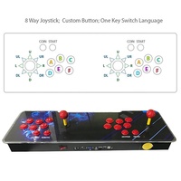 2800 dalam 1 Konsol Pandoras CX BOX Mendukung Multiplayer 3/4 Pemain Arcade Retro Video Game Konsol Pandoras Dengan Lampu
