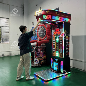 MAKER Münzbetriebene Indoor-Sportspiele für Erwachsene: <span class=keywords><strong>Ultimate</strong></span> Big Punch Boxautomat mit Gewinnspiel-Funktion und Boxtraining - Product Image 3