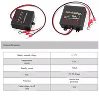 Ecualizador de Batería Activo HC01 12V 24V con LED, Balanceador de Voltaje Compatible con Baterías de Plomo-Ácido y LiFePO4
