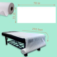 50 pièces drap de lit jetable rouleau de papier Non-tissé Massage examen Spa Table couverture rouleaux