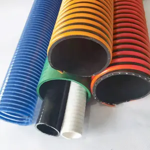 Hochwertiger 6 ''Zoll Kunststoff-Saug schlauch mit gewellter Außenfläche und starrem PVC-Saug schlauch
