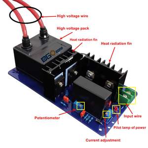 Generador de <span class=keywords><strong>ozono</strong></span> de tubo de cerámica ajustable DC24V/12V, 5g, purificador de <span class=keywords><strong>agua</strong></span>, ozonizador, tratamiento de <span class=keywords><strong>agua</strong></span> de piscina, KHT-5GD12/24 - Product Image 3