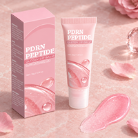 Baume à lèvres brillant hydratant et repulpant au peptide PDRN, soin des lèvres effet gloss, marque privée
